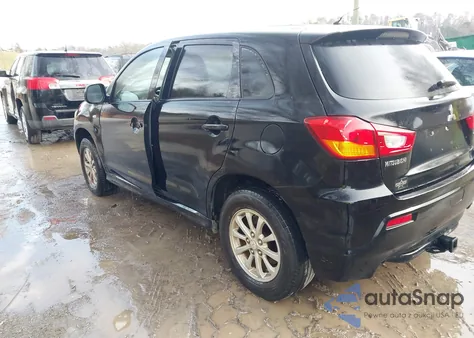 2011 Mitsubishi Outlander Sport Es from USA, damaged, VIN JA4AP3AU6BZ010284